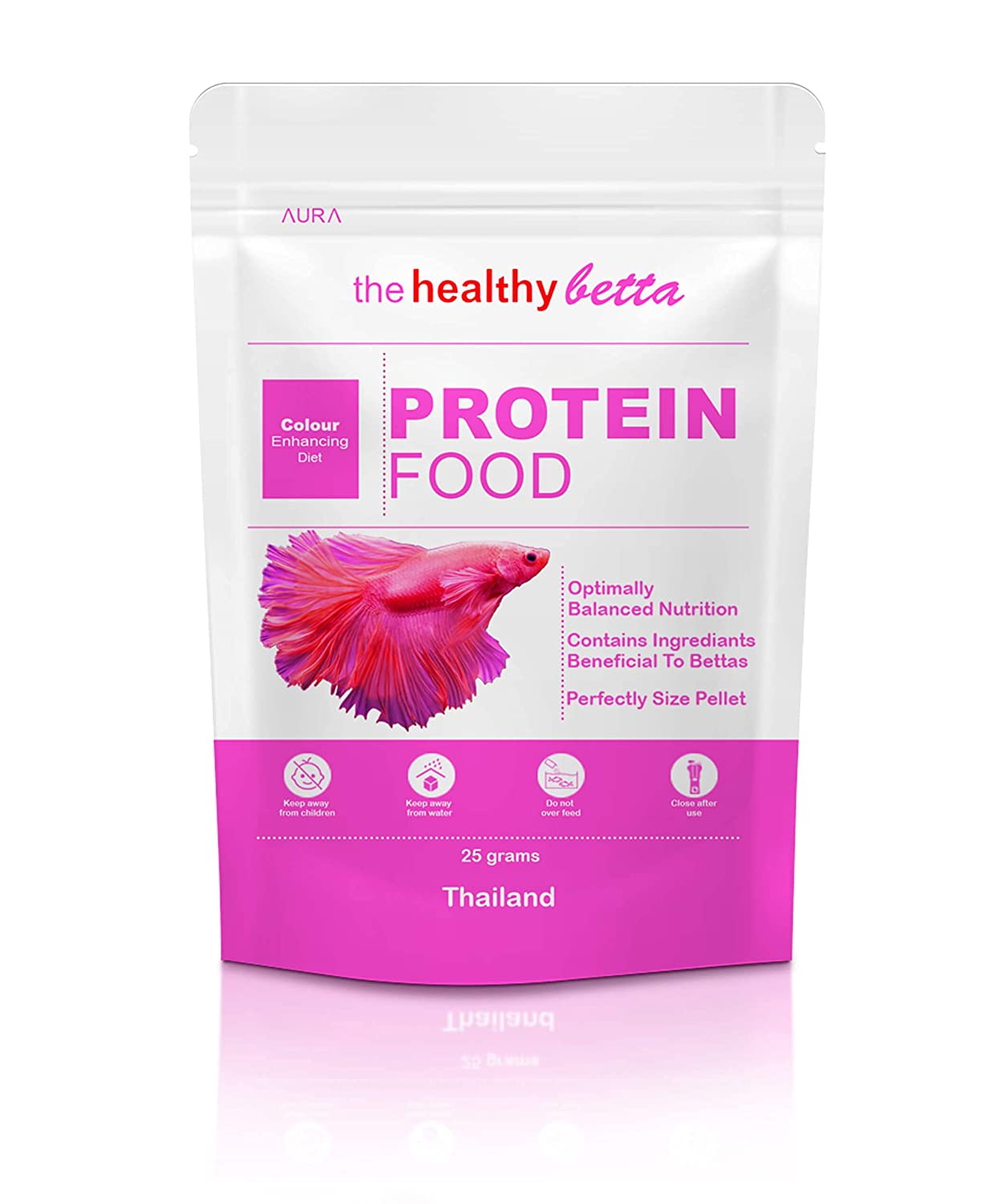 Aura protein betta food | 25gm