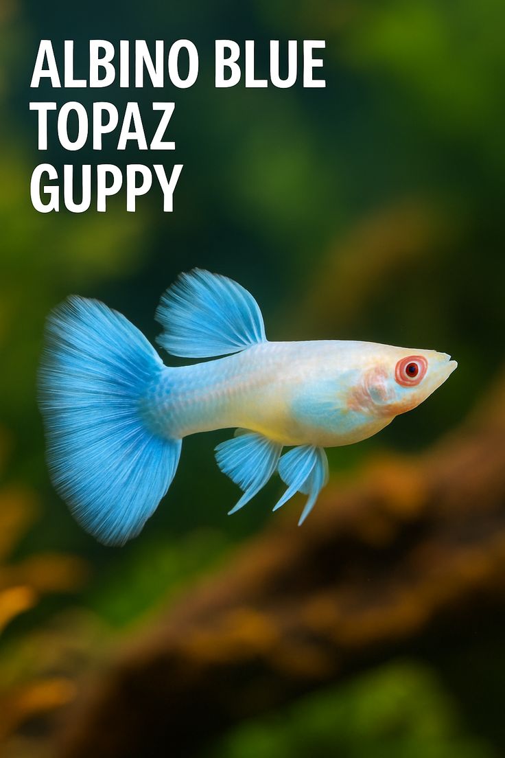 Blue guppy
